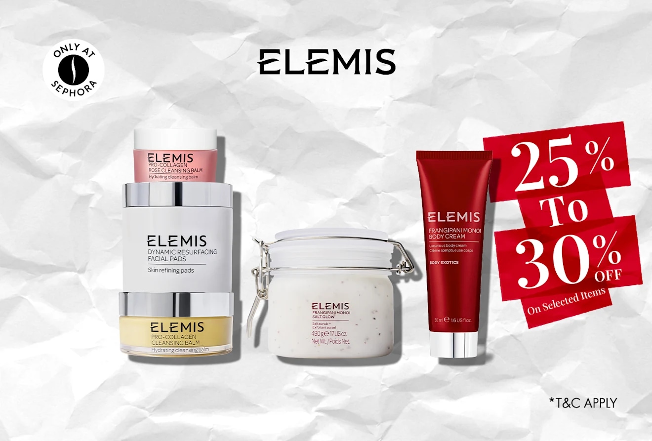 Elemis = Summer Sales  = Discount 