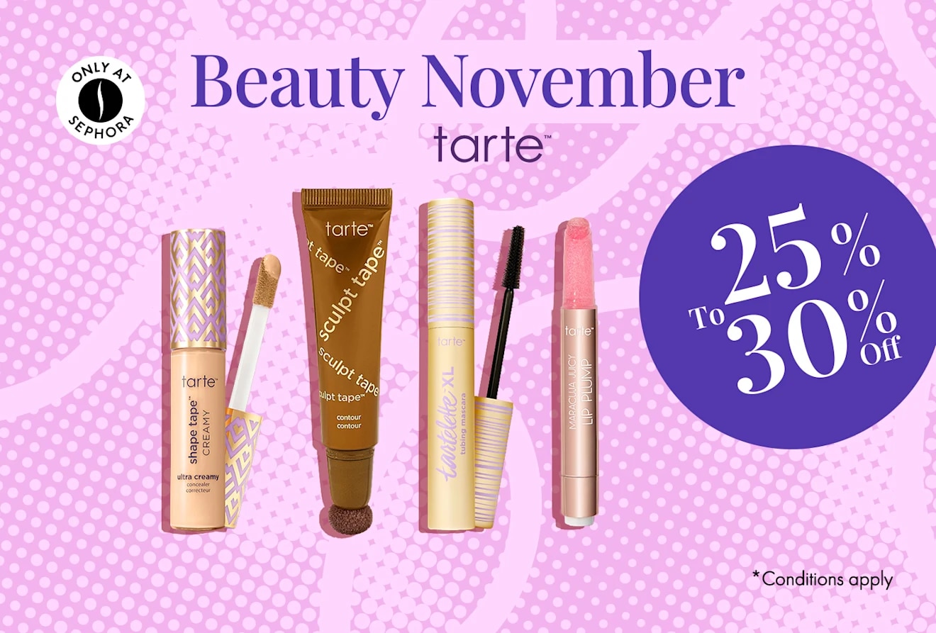 TARTE = Beauty November = Discount = Deep Discount 