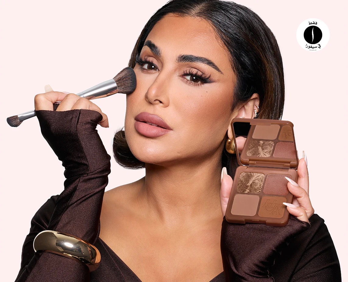 Huda Beauty - Bronze Filter Palette Collection and Brush = Sephora