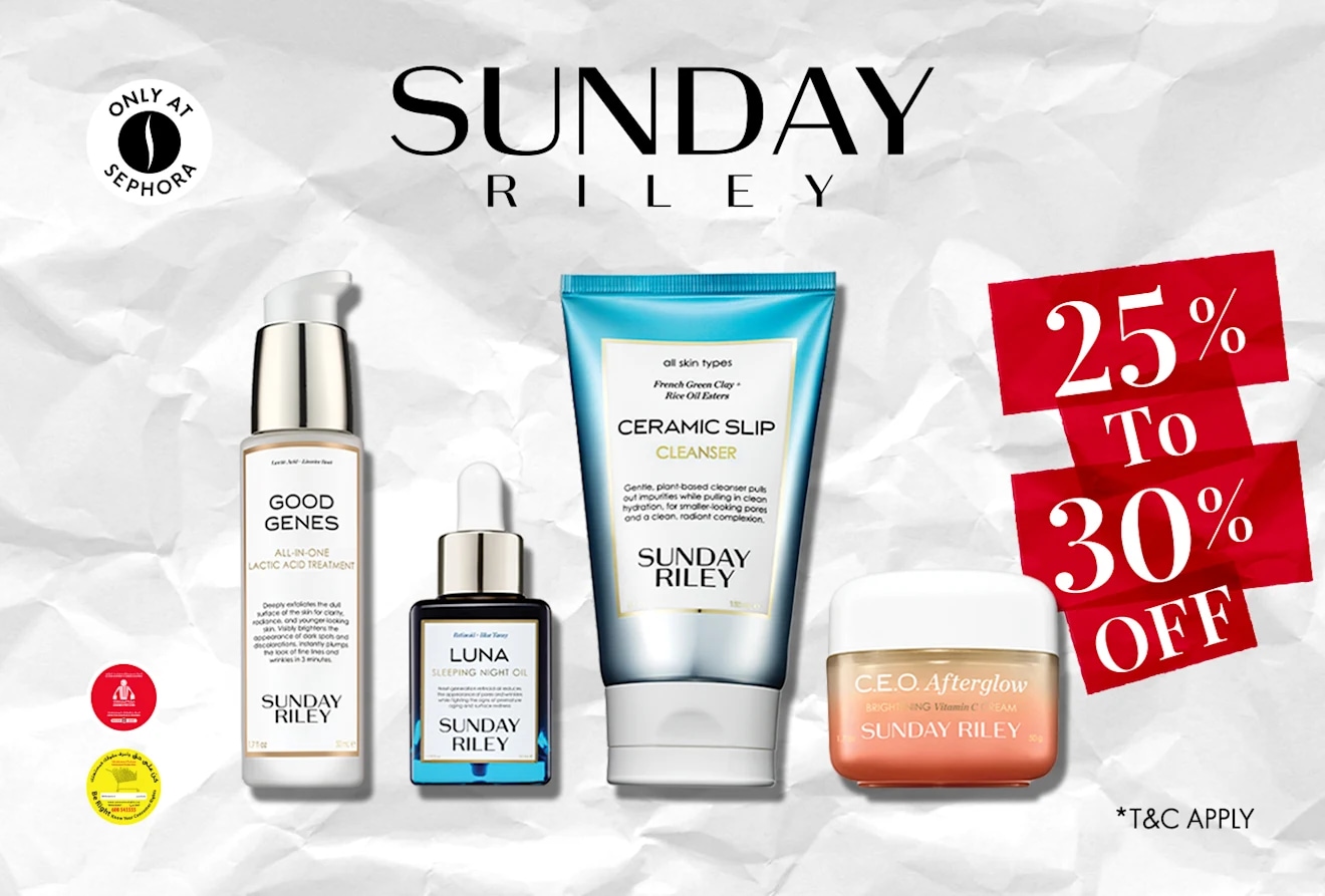 Sunday Riley = Summer Sales  = Discount 