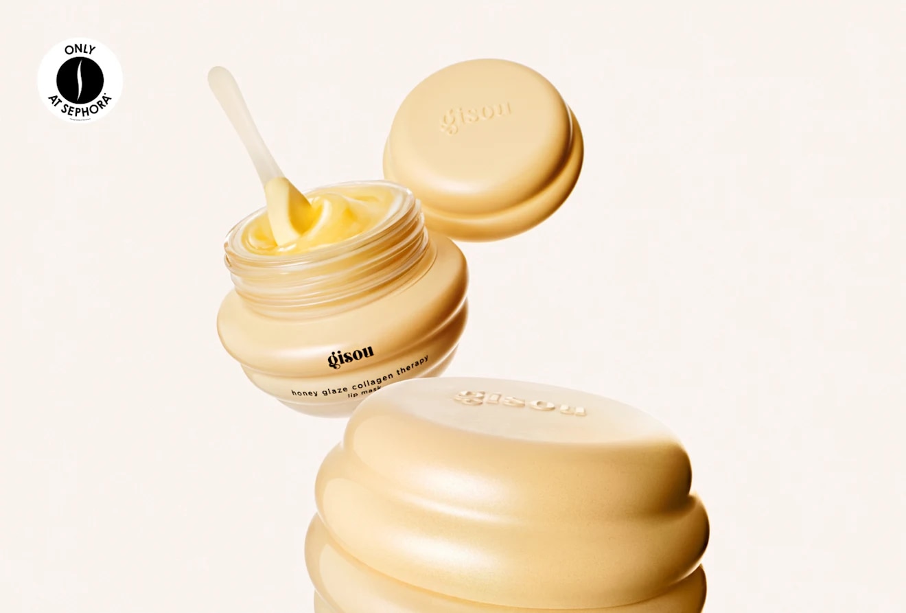 Gisou - Honey Glaze Collagen Therapy Lip Mask = Sephora