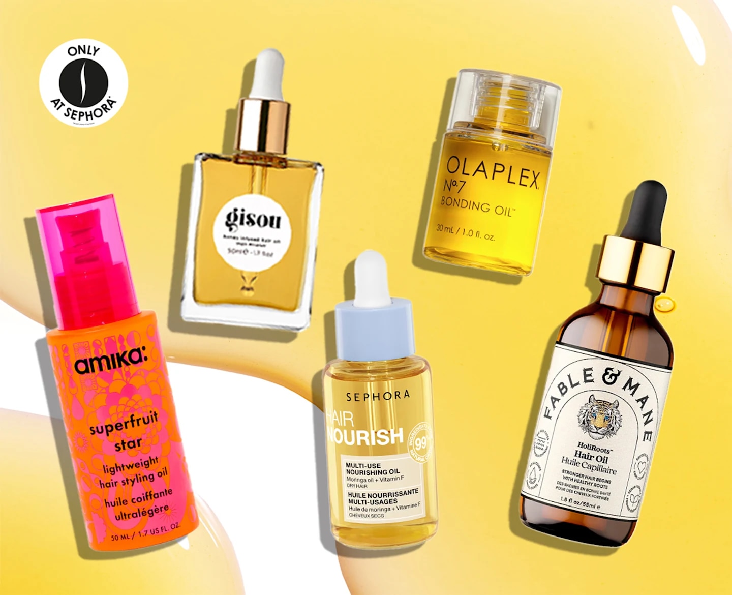 Sephora = hair care 