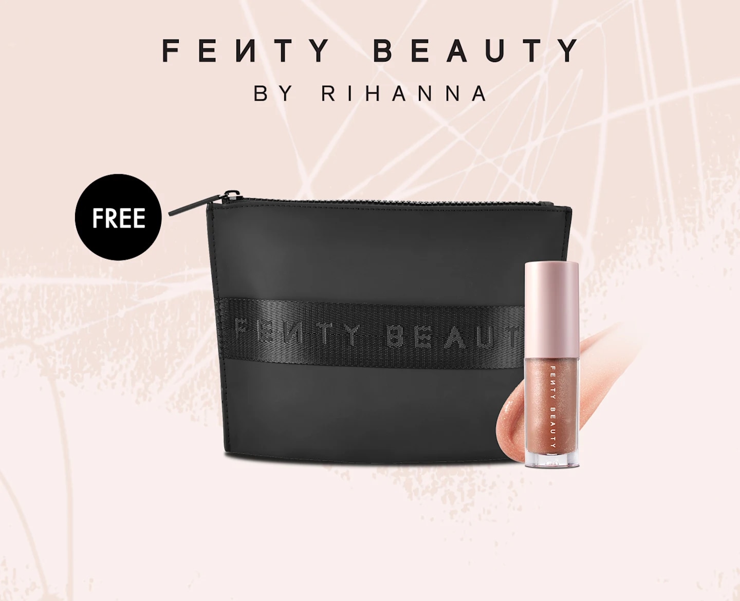 Fenty Beauty - Pouch + Mini Gloss Bomb - BOP 