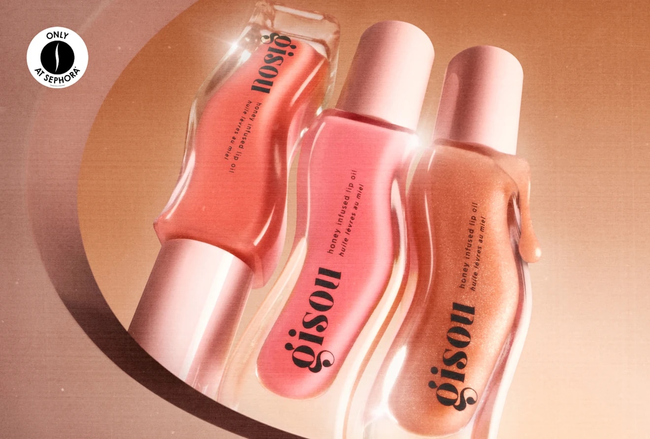 Gisou - Honey Infused Lip Oils Gloss Hour Edition Set = Sephora
