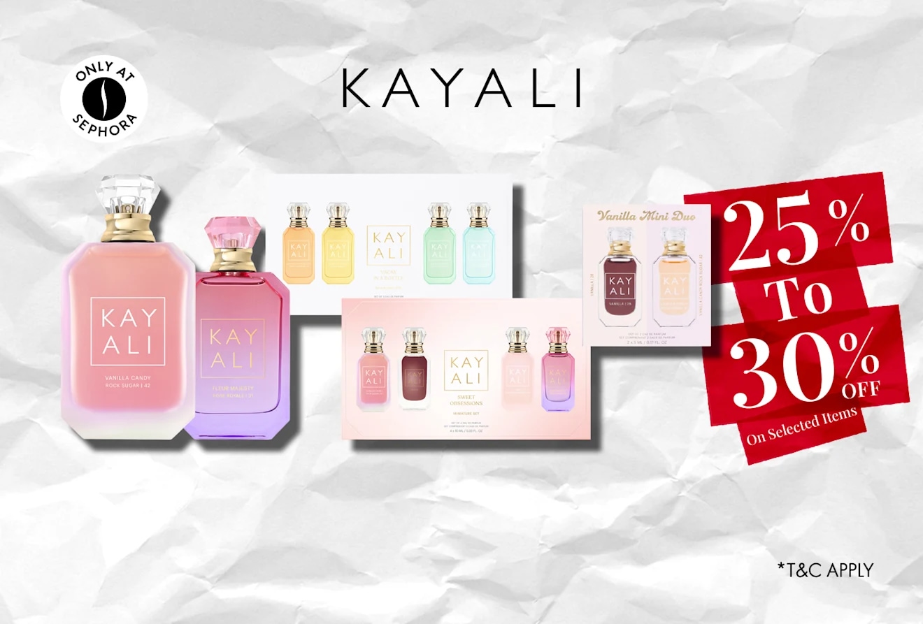 Kayali = Summer Sales   = Discount 