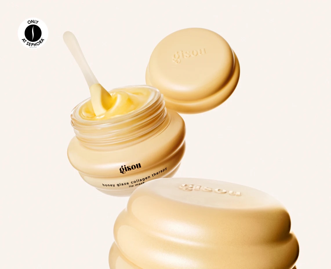 Gisou - Honey Glaze Collagen Therapy Lip Mask = Sephora
